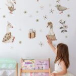 Decorazione della camera delle ragazze con oche
